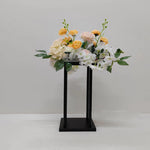 support floral métal noir moderne 100cm 80cm 60cm 40cm événements anniversaires fêtes mariage