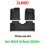 tapis coffre noir rayures horizontales moderne anti poussière facile nettoyer tpe fixations imperméable