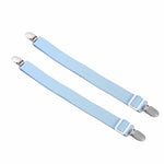 clips suspension tissu uni rose beige violet bleu clair blanc noir modernes réglables anti