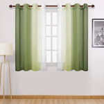 rideaux gris violet bleu noir dégradés transparents moderne tringle tissu léger fenêtre chambre salonhôtel