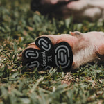 protège pattes chiens adhésifs noirs motifs modernes taille xl 2xl