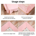 attaches drap lit noires clips élastiques réglables support housse matelas polyester modernes