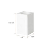 ensemble salle bain marbre blanc doré distributeur savon boîte mouchoirs diffuseur moderne