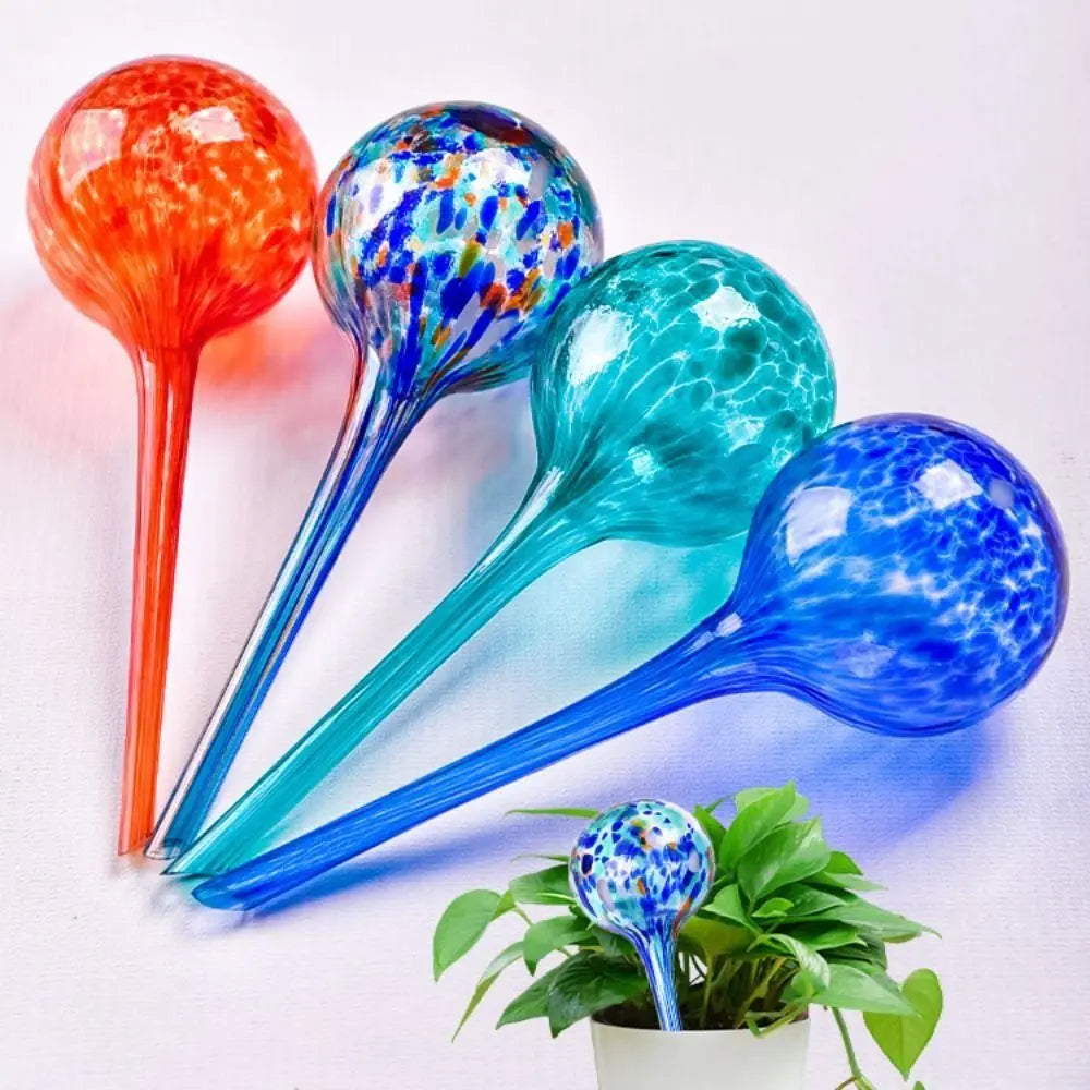 arroseur siphon moderne rouge bleu vert points colorés opacité auto irrigation plantes