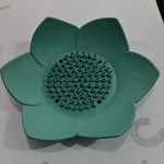 porte savon fleur bleu rose vert gris blanc moderne minimaliste