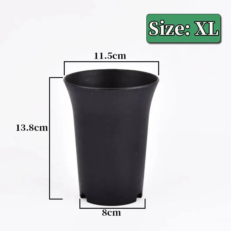 pot fleurs rond moderne fibre végétale blanc noir bac jardin intérieur extérieur décoration maison