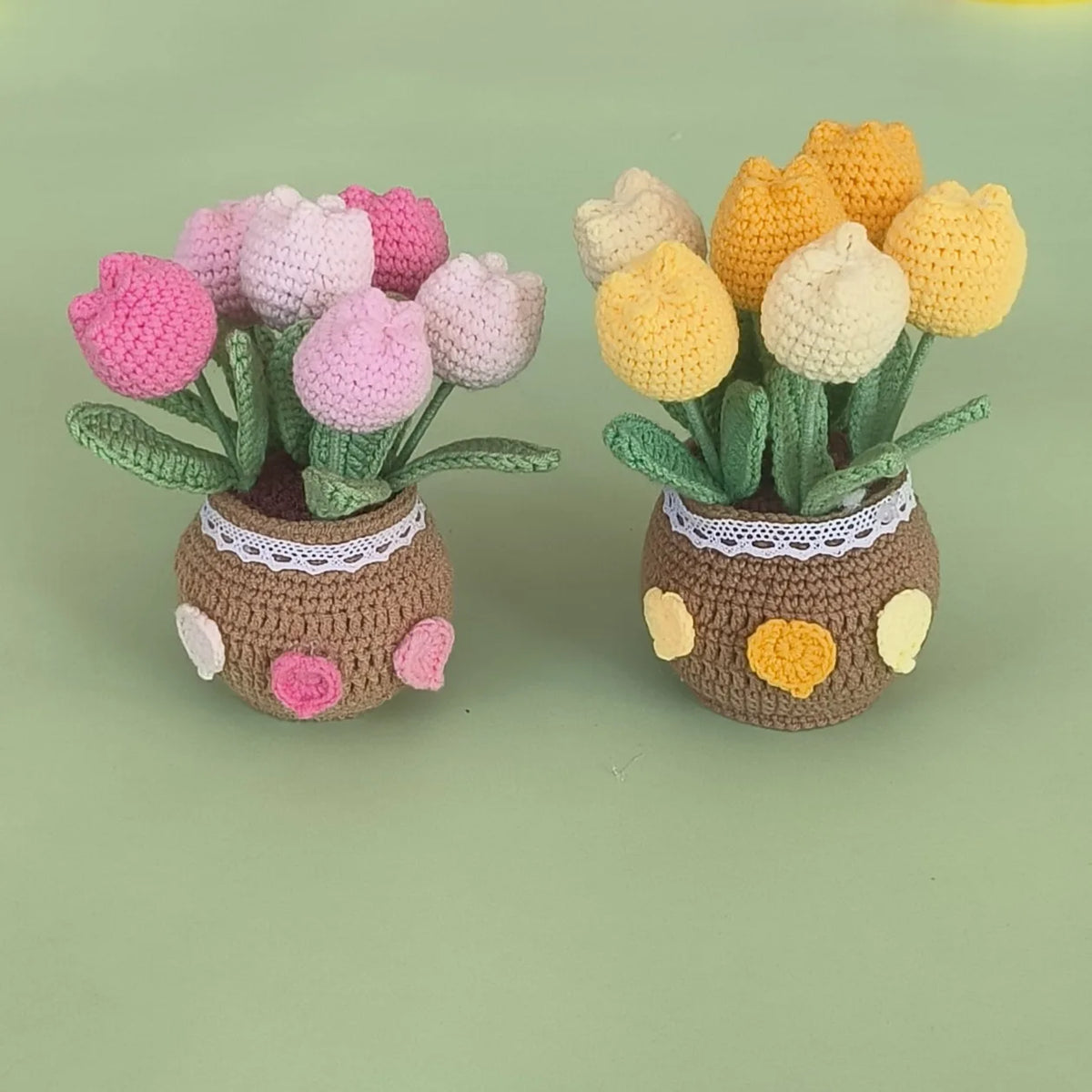bouquet fleurs crochet décor maison intérieur anniversaire mariage baby shower artisanal