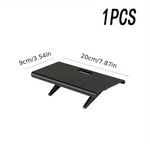 support tablette moderne fibre carbone noir réglable clips magnétiques table ordinateur