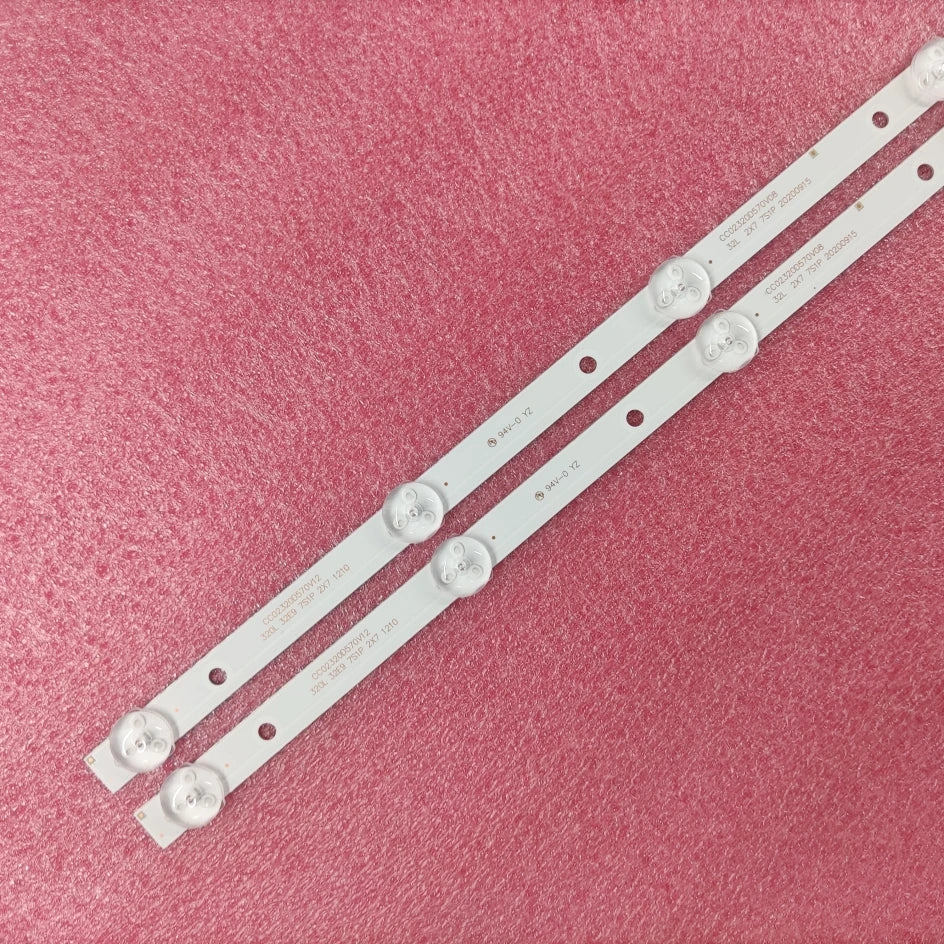 barres lumineuses led blanc modernes 570mm 7leds 32l 2x7 oculars 2020