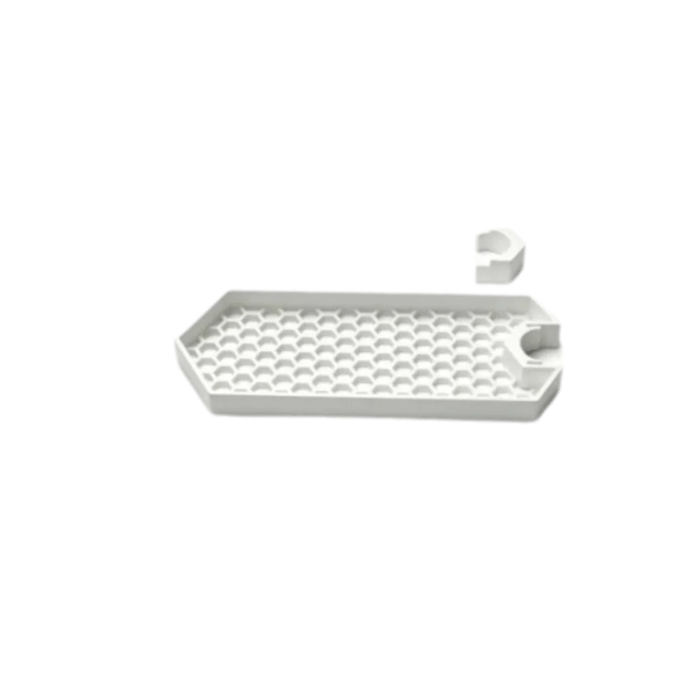 support rangement mural rose clair jaune noir grille hexagonale clips fixation rangement douche réutilisable