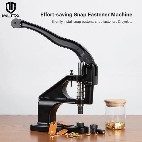 machine manuelle poser boutons pression rivets moules kit complet noir