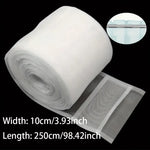 ruban fenêtre blanc maille fine 10cm 250cm adhésif moderne rideau accessoire textile maison opacité