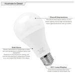 ampoule led e27 basse tension blanc chaud froid intérieur salon moderne décoration maison