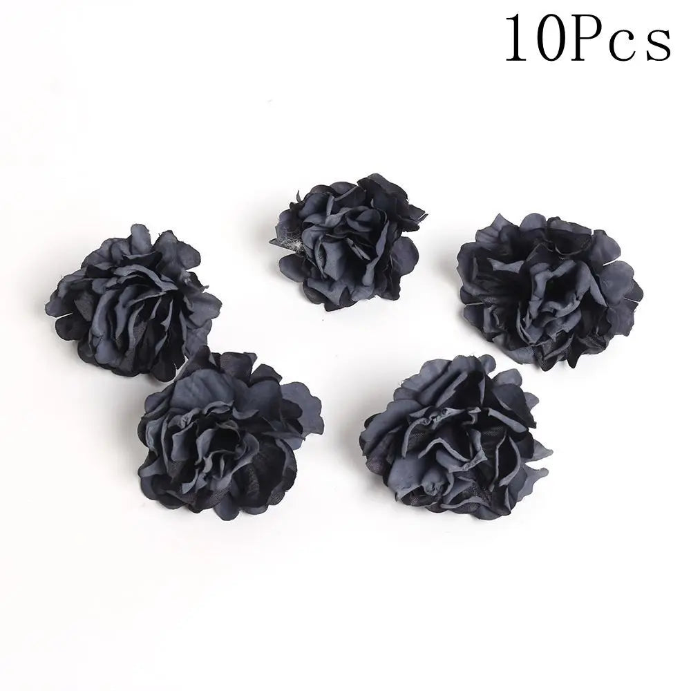 fleurs artificielles noires roses pivoines classiques intérieures décoration anniversaire baby shower événements