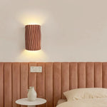 lampe murale moderne led texturée blanc vert orange gris chambre salon étude entree