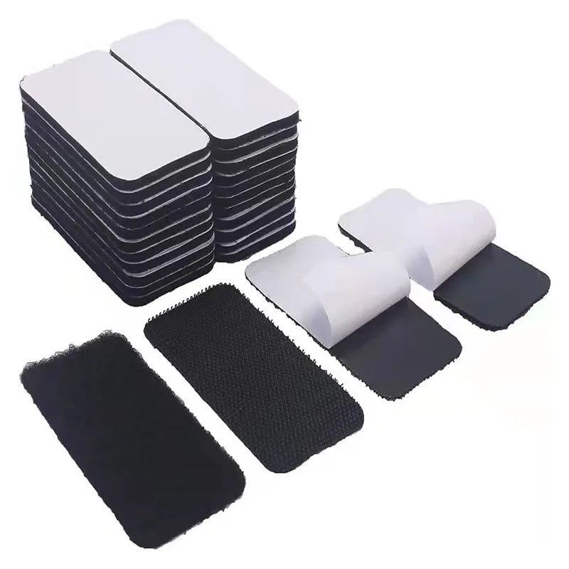 adhésifs élastiques blancs noirs rayés auto collants modernes résistants polyester nylon