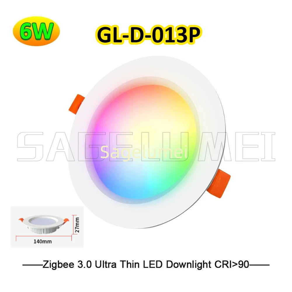 downlight led blanc moderne 140mm 30mm cci 110 240v cci 90 certifié rohs cee