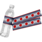 étiquettes autocollantes transparentes dorées bouteilles d'eau anniversaire princesse disney doré musical rose orné fêtes