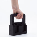 support rangement batterie noir texturé 3d fonctionnel utilitaire compartiments sans piles