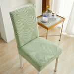 housse chaise moderne tissu extensible protecteur siège salle manger banquet