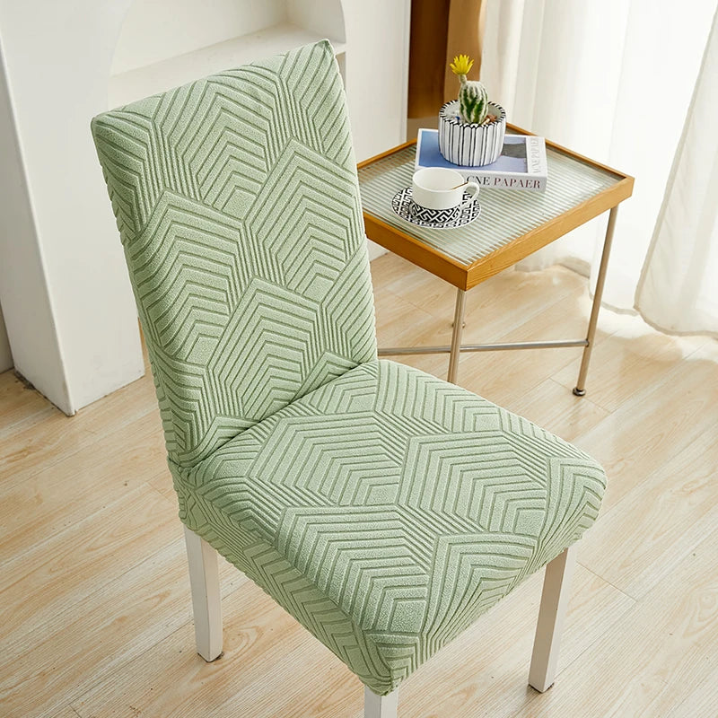 housse chaise moderne tissu extensible protecteur siège salle manger banquet