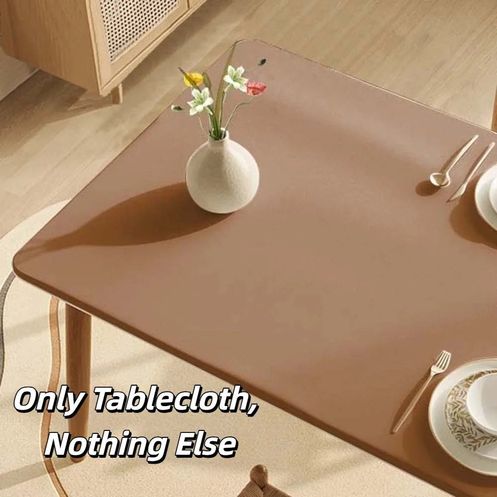 nappe table beige clair uni moderne anti dérapante lavable machine maison cuisine