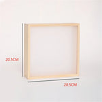cadre photo bois moderne lumineux décoration mur astronaute blanc opalescent minimaliste