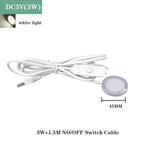 lampe led moderne 3w 10w usb dimmable blanc gris métallique rond lisse
