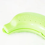 boîte rangement bananes moderne vert rose jaune clips fruits écologique portable