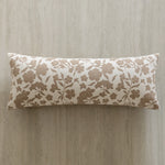housse coussin adhésive moderne motif floral rectangle 35x90cm polyester decoration adhésif tassel opaque