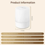 lampe chevet tactile ajustable blanc moderne minimaliste rechargeable sans fil interruption nocturne chambre