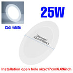 Downlight led blanc moderne encastrable 220v 5w 10w 15w 20w 25w cold white
