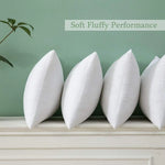 coussin siège blanc amovible fibre polyester massage lit canapé moderne fixations
