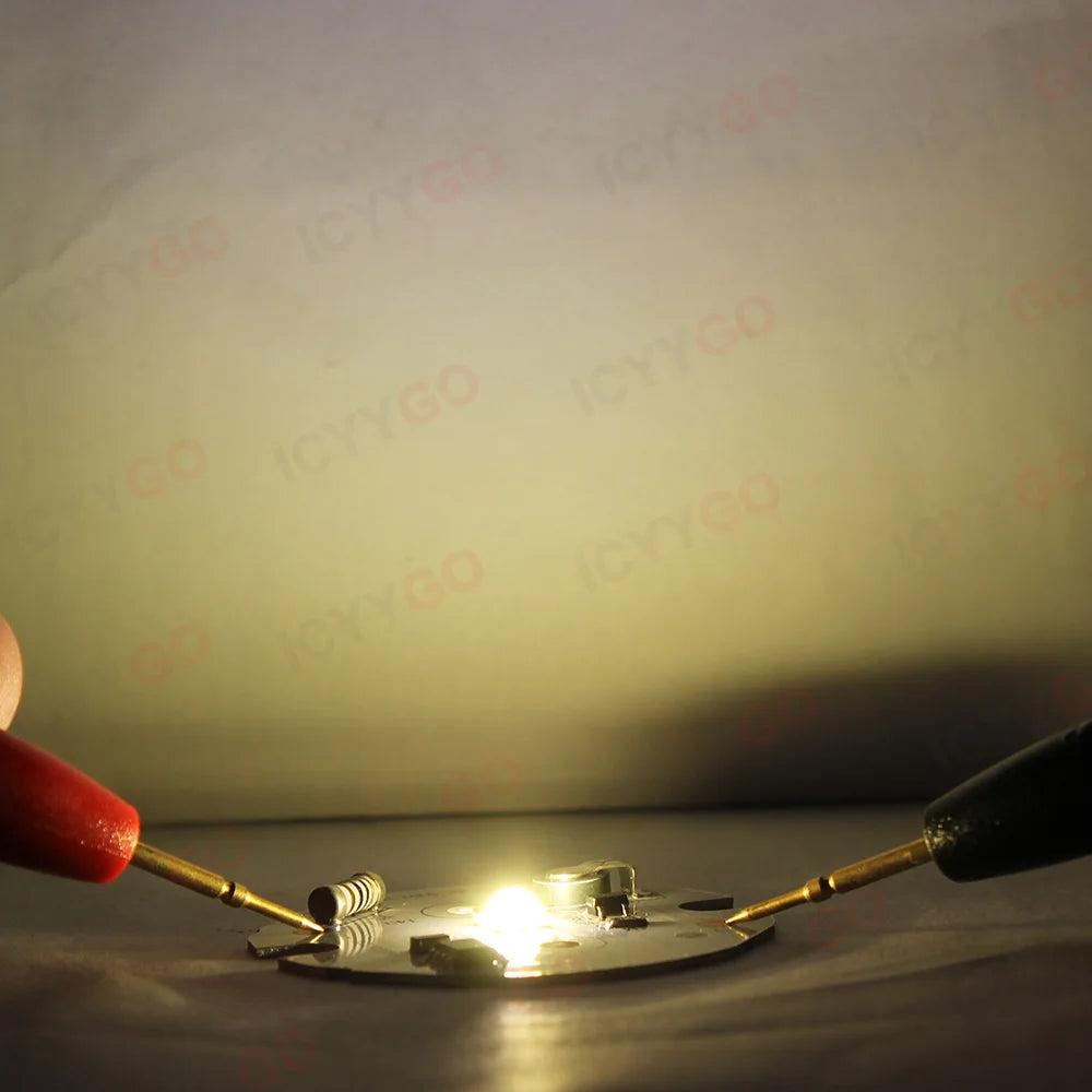 source lumineuse led blanc rouge vert bleu 10w 5050 smd 45mm moderne composants électroniques
