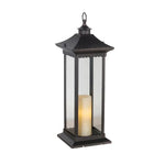 lanterne classique noire ornée extérieure éclairage quotidien bougies anneauextérieur moderne paysagelumière led