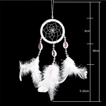 attrape rêves boho plumes coeurs noir blanc décoration maison chambre erotique amour ethnique ornement