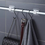 clips suspension adhésifs blancs modernes utilisation multiple support mural rideaux outils cuisine pièces