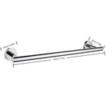 porte serviettes chrome moderne porte papier toilette crochet ensemble salle bain organisation quincaillerie acier