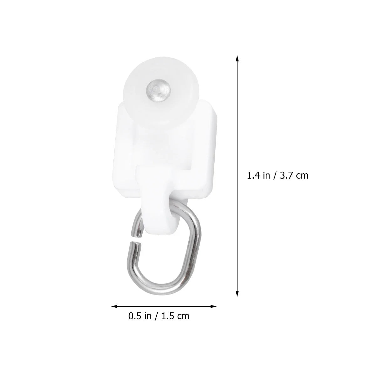 clips rideau blanc modernes pratique glisseurs tringle rideau accessoire rouleau rail rideau fixations