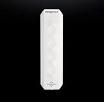 shampooing liquide flacon blanc rayures diagonales moderne adhésif salle bain 350ml
