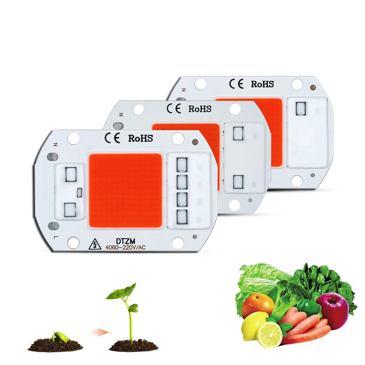 ampoule led full spectrum 5w 10w 20w 30w 50w blanc orange moderne sans driver