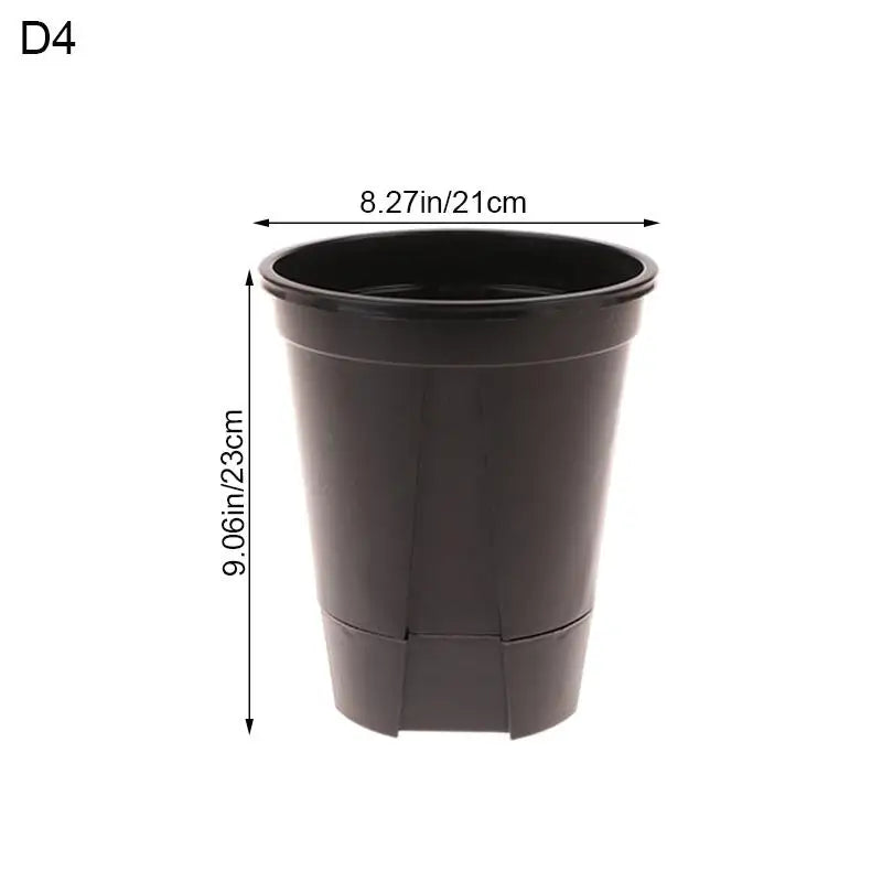 pots fleurs noirs blancs modernes couvercles perforés tailles diverses hydroponie jardinage