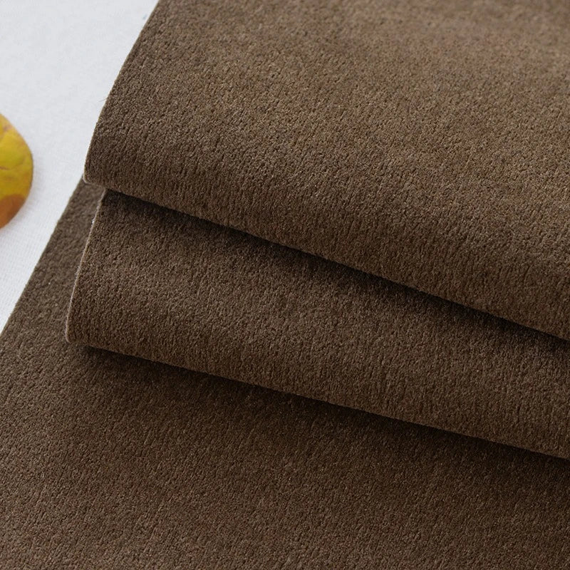serviettes velours polyester imperméable moderne blanc beige vert gris bleu uni respectueux environnement