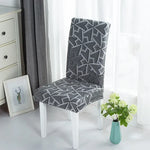 housse chaise moderne stretch imprimé floral rayures geometriques gris noir bleu beige marronwasher removable
