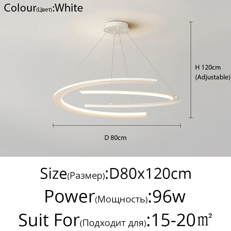 suspension lumineuse moderne gris blanc minimaliste salon chambre hôtelversible autonomependentifchaînes