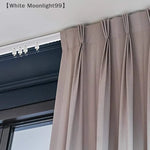 rideau rail flexible blanc moderne clips fixation plaques vis système coulissantINCTEDELETELASTWORD