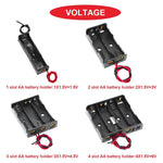 support batteries aa vis fixations boites rangement cables cuivre noir pragmatique multifonctionalité slots