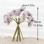 bouquet pivoines artificielles soie rose blanc violet décoration intérieure mariage anniversaire transparent minimaliste