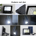 lampe solaire murale moderne noire bleu panneau photovoltaïque télécommande éclairage extérieur led 50w fixations