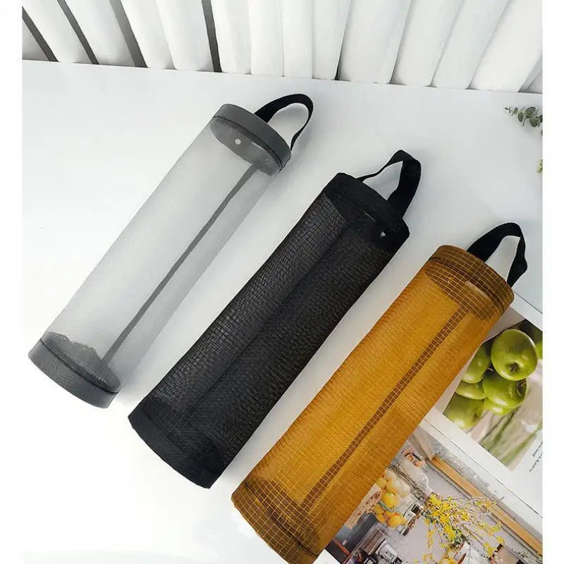 sacs poubelle suspendus rangement extractibles cuisine courses rangement couvre chaussures orange gris violet vert